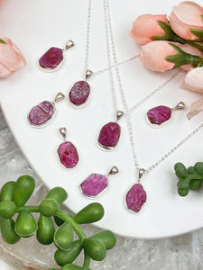 Contempo Crystals -    uv-ruby-birthstone-pendant-necklace - Image 8