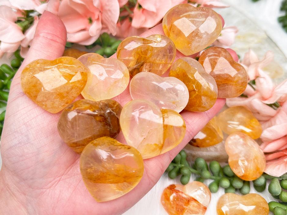 Contempo Crystals - yellow-golden-healer-quartz-hearts - Image 1
