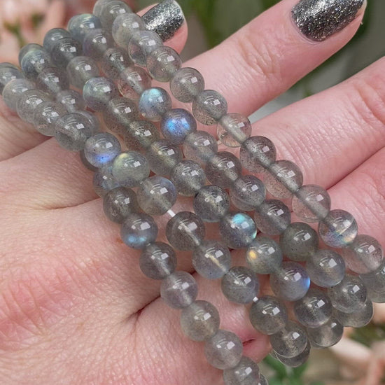 Colorful-Labradorite-Bracelet-6mm-Beads for sale