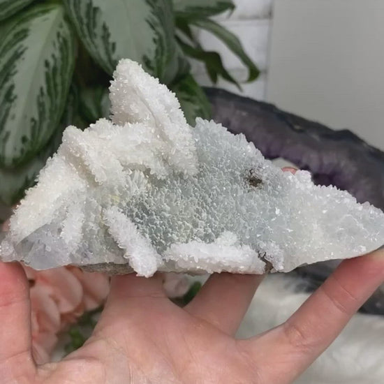 Calcite Quartz Fluorite Crystal Cluster from Hunan China Video