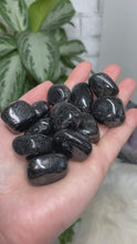 Load image into Gallery: Contempo Crystals - Tumbled-Black-Hypersthene-Tumbled-Crystals-for-Sale-video - Image 2