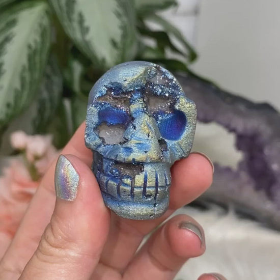 quartz aura skull crystal for sale 