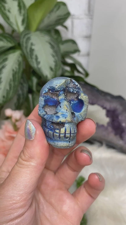 quartz aura skull crystal for sale 