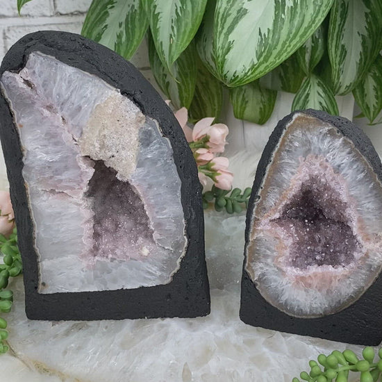Pink-Hue-Amethyst-Geodes for sale