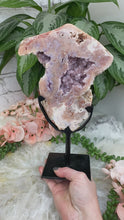 Load image into Gallery: Contempo Crystals - High-End-Purple-Pink-Amethyst-Geode-Display-Crystal-from-Brazil - Image 2