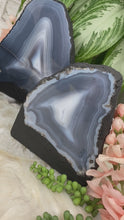 Load image into Gallery: Contempo Crystals - Dark-Gray-Agate-Geodes-Video - Image 2