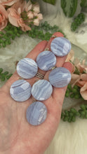 Load image into Gallery: Contempo Crystals - Faceted-Blue-Lace-Agate-Crystal-Pendants-Video - Image 2