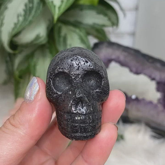 Lava stone skull video