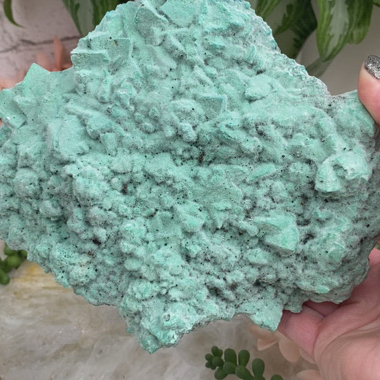 Large-Teal-Blue-Kobyashevite-Crystal-Clusters-for-Sale-Video