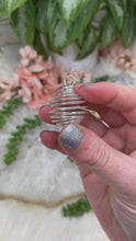 Load image into Gallery: Contempo Crystals - Metal-Cage-for-Crystals-Pendant-video - Image 2