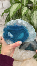 Load image into Gallery: Contempo Crystals - Teal Geode Candle Holder - Image 2