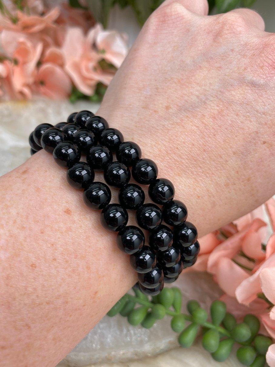 8mm-stretch-beaded-black-obsidian-crystal-bracelet