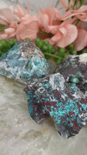 Load image into Gallery: Contempo Crystals - Gray-Blue-Druzy-Chrysocolla-from-Peru-Video - Image 2