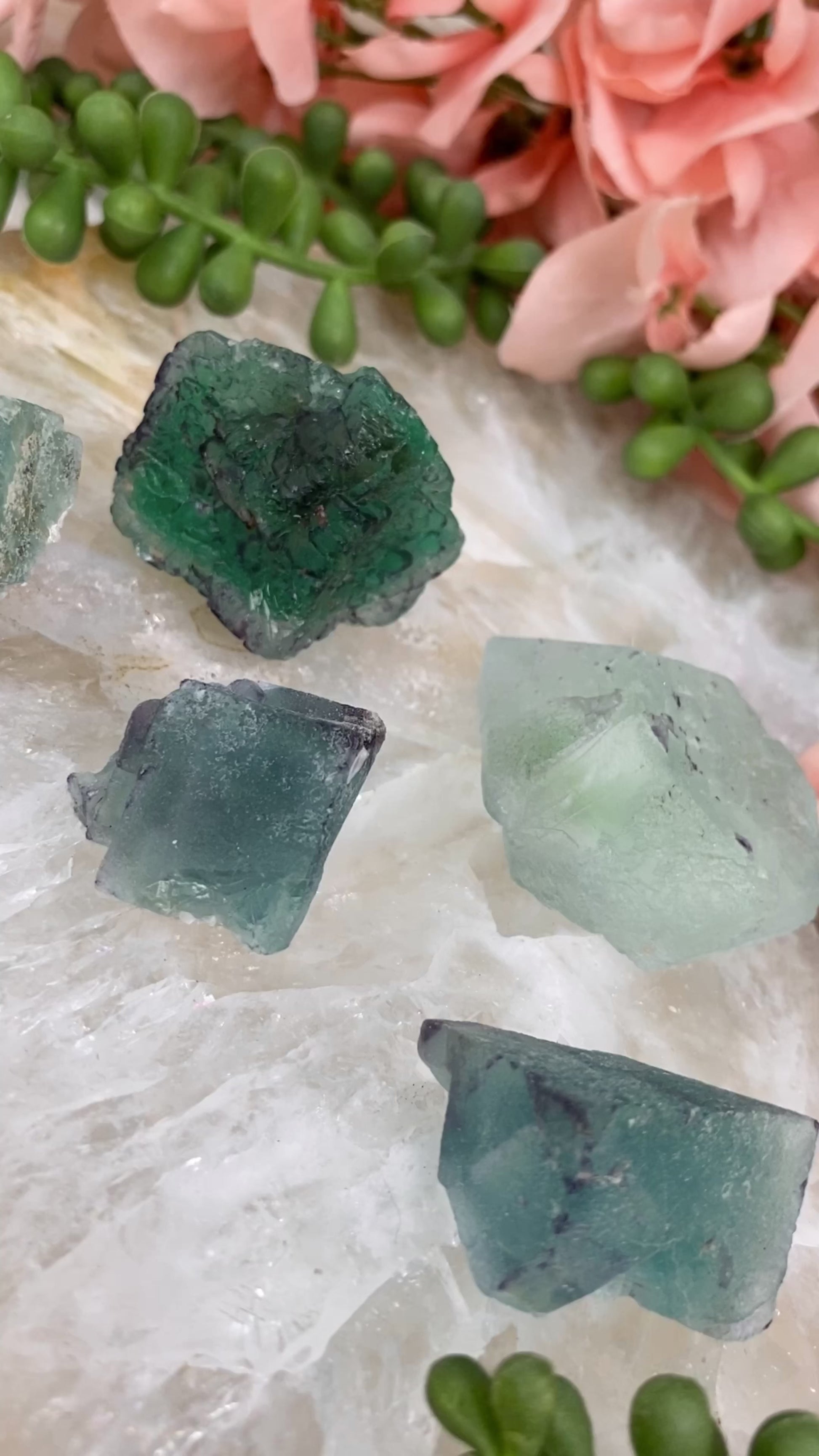 Green-Blue-Namibian-Fluorite-Crystals