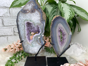 Contempo Crystals - Agate-Amethyst-Slice-from-Uruguay - Image 2