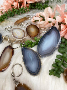 Contempo Crystals - Agate-Slice-Keychains - Image 4