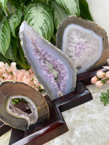 Contempo Crystals - Amethyst-Chalcedony-Geode-Slices - Image 4