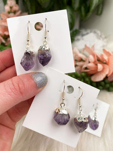 Contempo Crystals - Amethyst-Earrings - Image 2