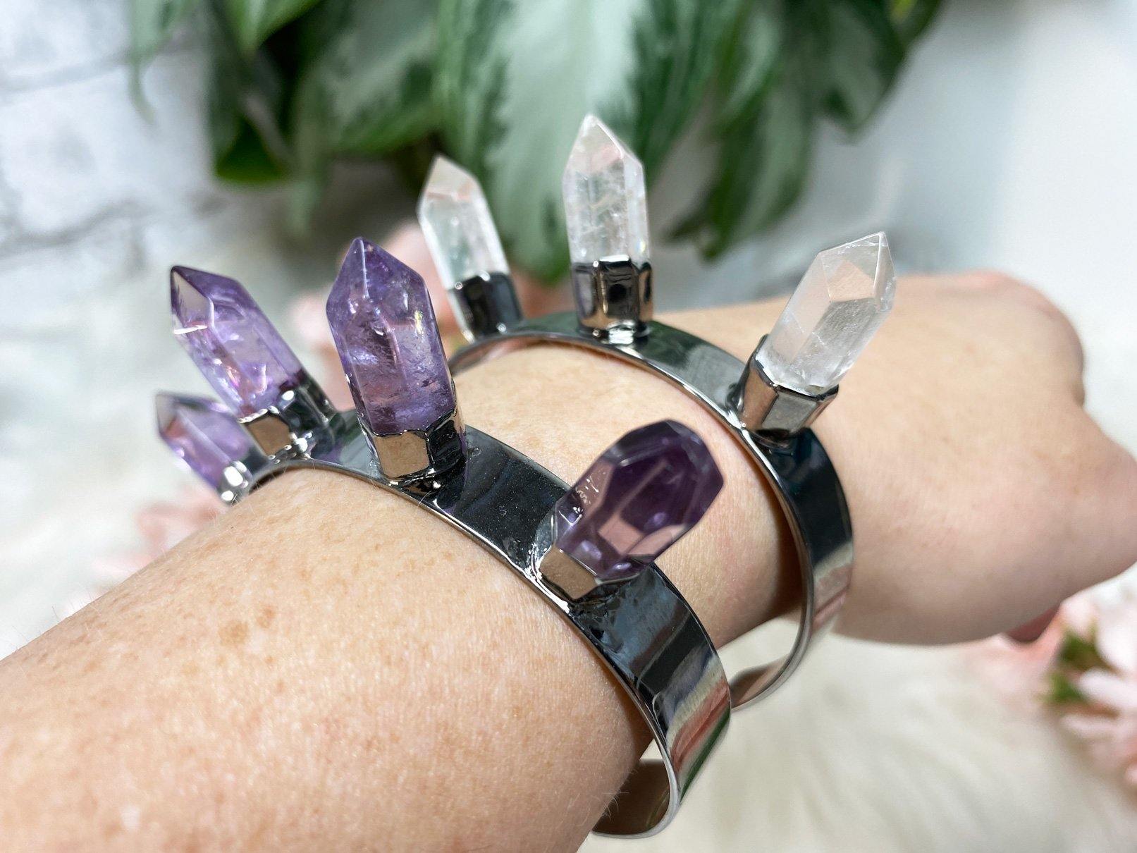 quartz-studded bracelet