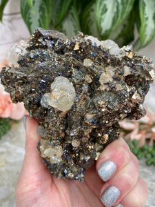 Contempo Crystals - Arsenopyrite-Fluorite-Crystal-Specimen-Raw-for-sale - Image 2