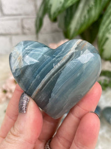 Contempo Crystals - Banded-Blue-Onyx-Heart - Image 4