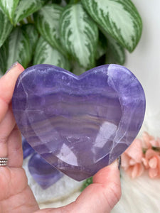 Contempo Crystals - Banded-Purple-Fluorite-Heart-Bowl - Image 9