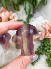 Load image into Gallery: Contempo Crystals - Banded-Purple-Fluorite-Mushroom - Image 13