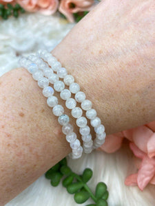 Contempo Crystals - Beaded-Moonstone-Wrap-Bracelet - Image 4