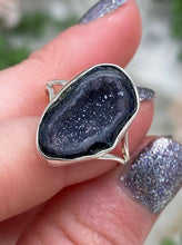 Load image into Gallery: Contempo Crystals - Black-Agate-Ring - Image 11