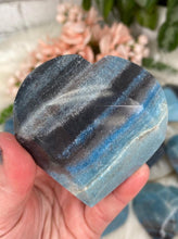 Load image into Gallery: Contempo Crystals - Black-Blue-Trolleite-Heart - Image 16