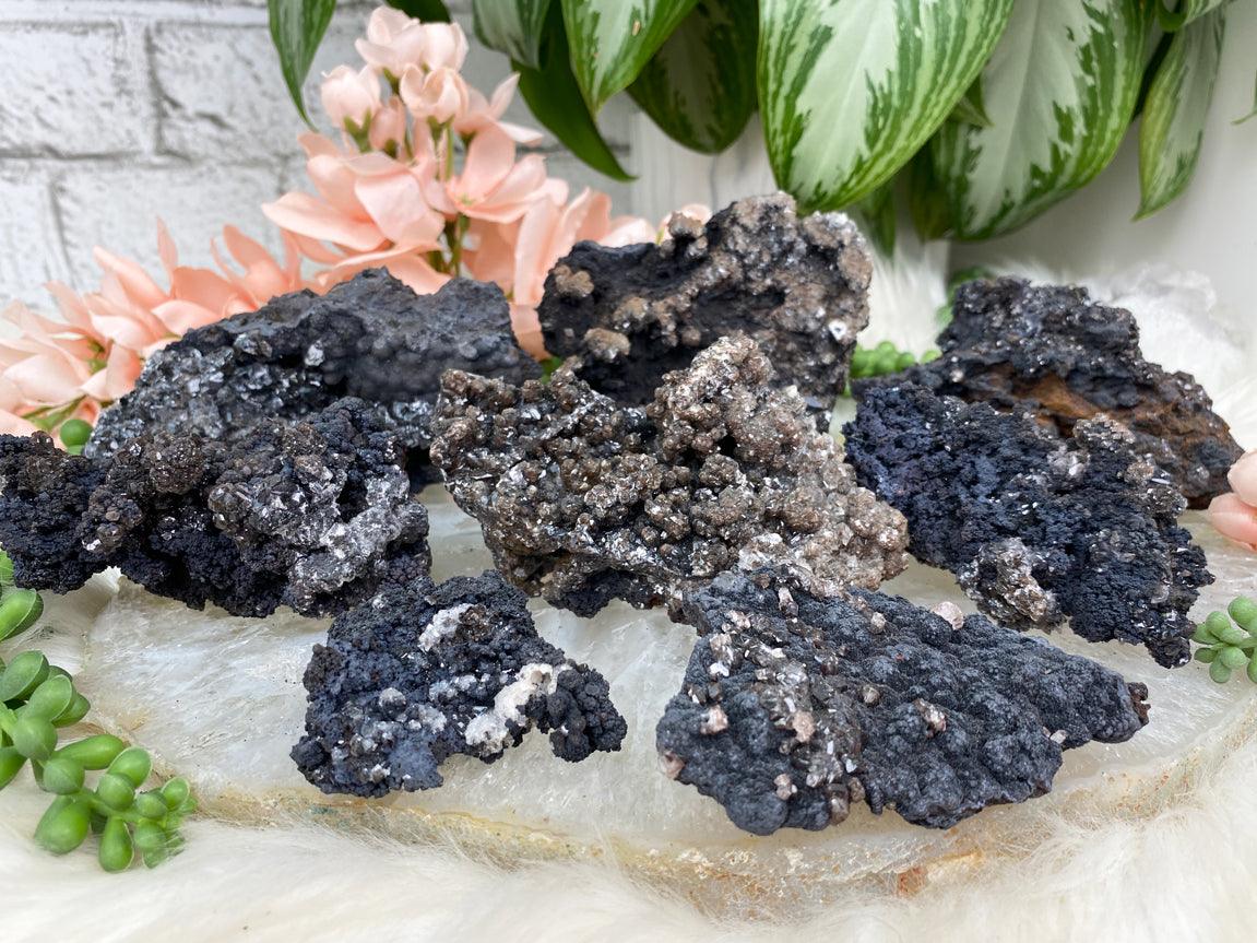 Black-Brown-Mexico-Calcite-Crystals