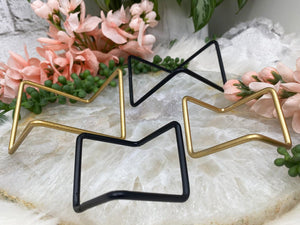 Contempo Crystals - Simple metal display stands for saleBlack-Gold-Metal-Stand-for-Crystal-Specimens - Image 2