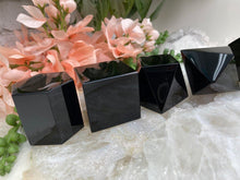 Load image into Gallery: Contempo Crystals - Black-Obsidian-Geometric-Crystal-Carving - Image 4