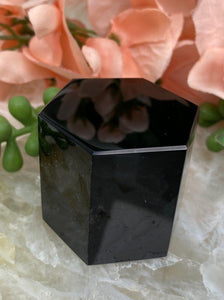 Contempo Crystals - Black-Obsidian-Hexagon-Crystal-Carving - Image 5