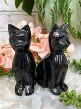 Load image into Gallery: Contempo Crystals - Black-Onyx-Crystal-Cat-Carvings-from-Mexico - Image 6