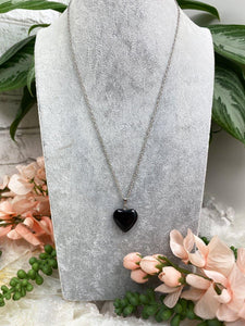Contempo Crystals - Black-Onyx-Heart-Crystal-Necklace - Image 2