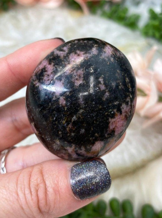 Black-Pink-Rhodonite-Stone