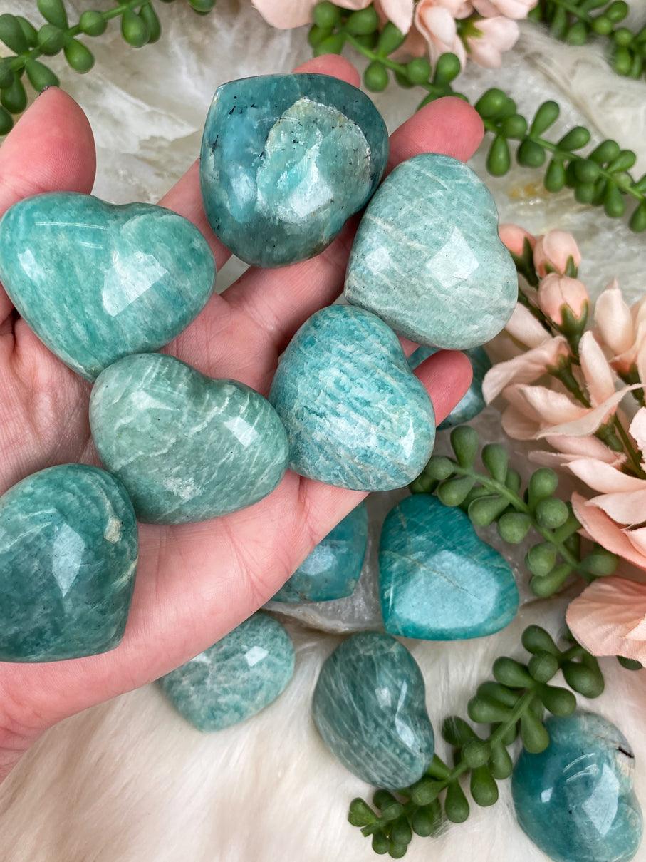 Blue-Amazonite-Hearts