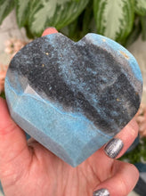 Load image into Gallery: Contempo Crystals - Blue-Black-Trolleite-Heart - Image 10