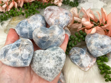 Load image into Gallery: Contempo Crystals -    Blue-Calcite-Heart-from-Mexico - Image 4