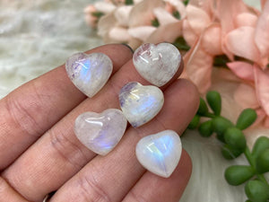 Contempo Crystals - Moonstone Heart Cabochons - Image 3