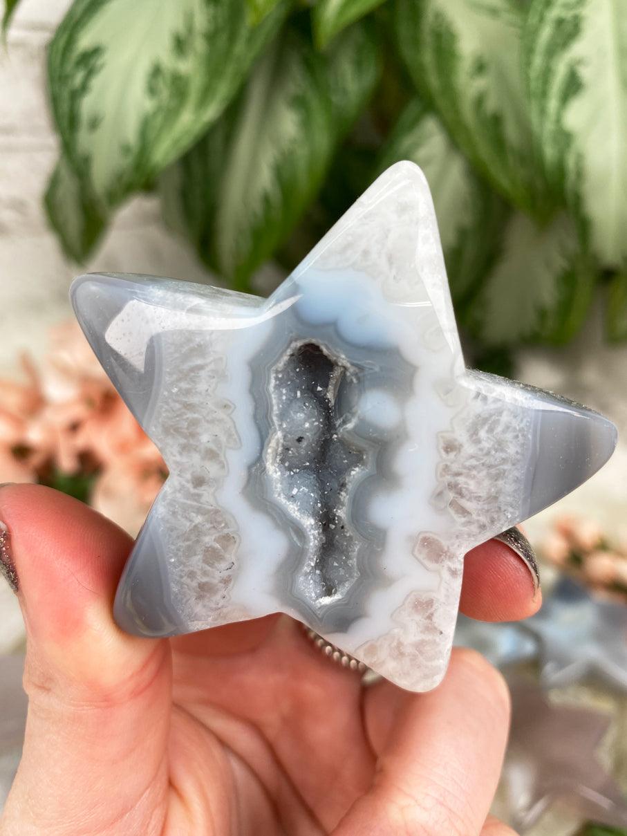 Blue-Gray-White-Agate-Star