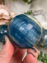 Load image into Gallery: Contempo Crystals - Blue-Onyx-Sphere-from-Mexico - Image 8