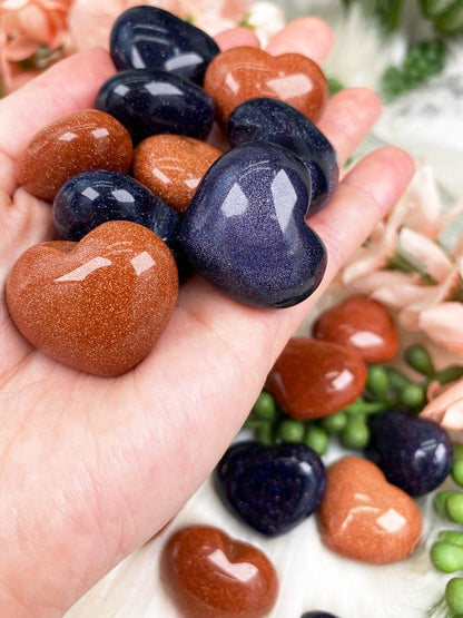    Blue-and-Goldstone-Heart-Crystals