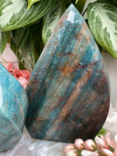 Load image into Gallery: Contempo Crystals - Brazil-Teal-Blue-Aventurine-Crystal-Flame - Image 6