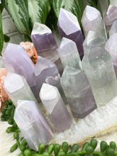 Load image into Gallery: Contempo Crystals - Brazilian-Pastel-Fluorite-Points - Image 6