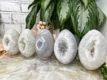 Load image into Gallery: Contempo Crystals - Chalcedony-Quartz-Open-Agate-Crystal-Egg-Carvings-from-Contempo-Crystals - Image 10
