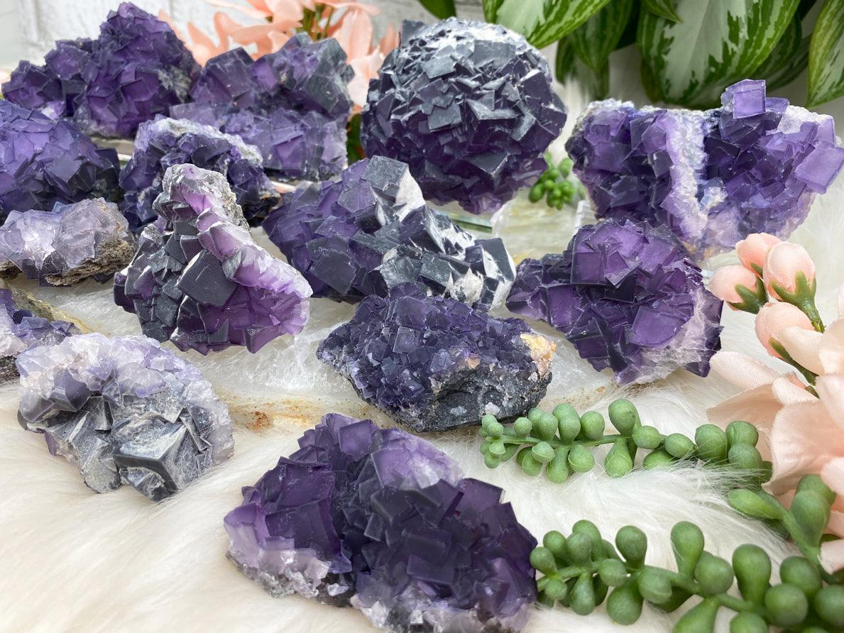 China-Purple-Cubic-Fluorite-Clusters
