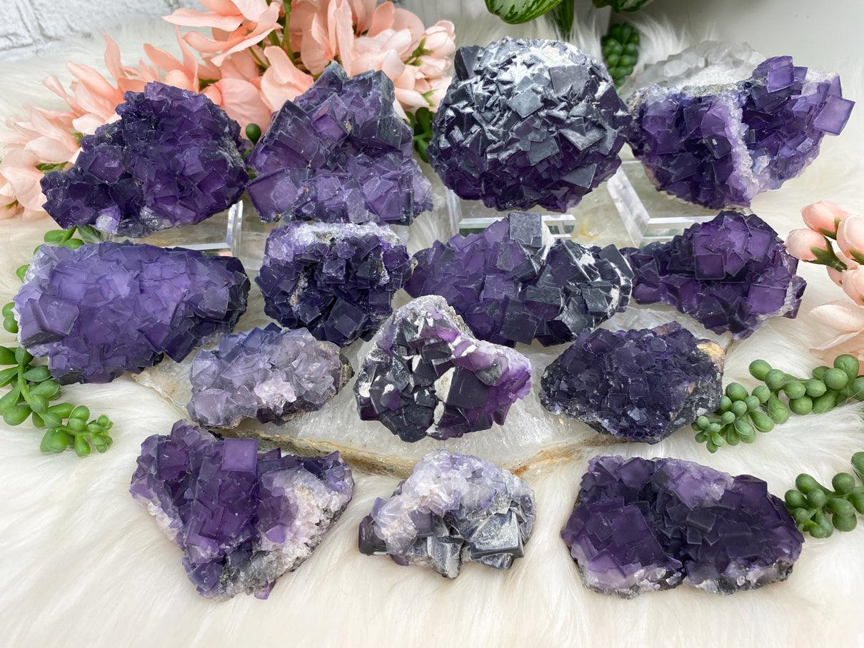 Chinese-Purple-Fluorite-Clusters