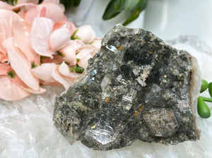 Contempo Crystals - Chunky green garden quartz lodolite crystal cluster - Image 4